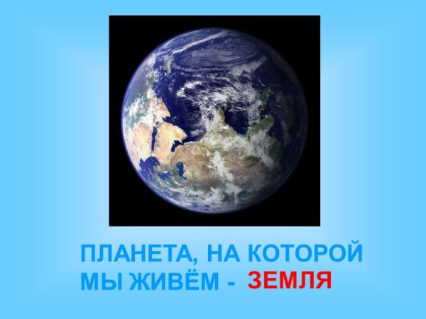 Земля Планета на которой мы живем