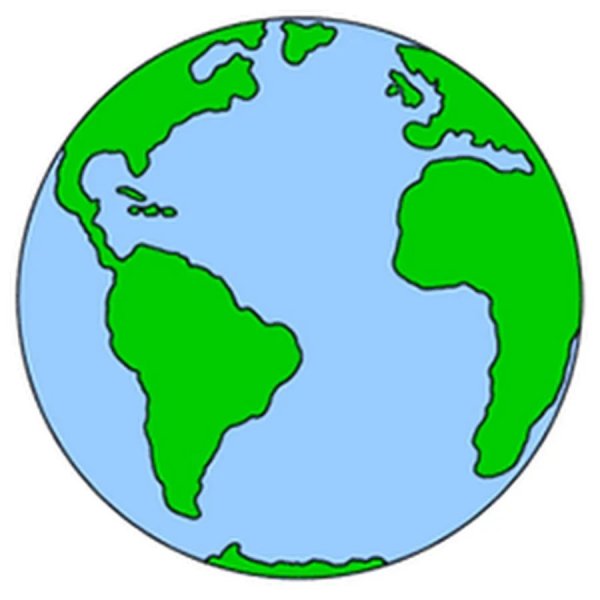 Планета земля рисунок карандашом