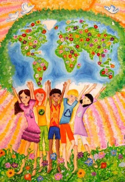 Планета детства рисунок