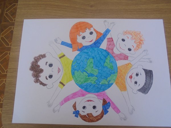 Рисунок на тему Дружба