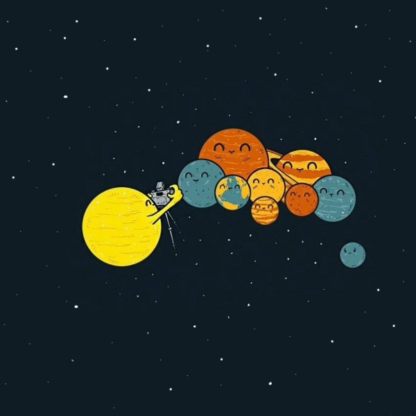 Планеты мультяшные
