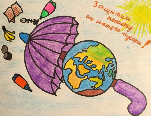 Береги планету рисунок