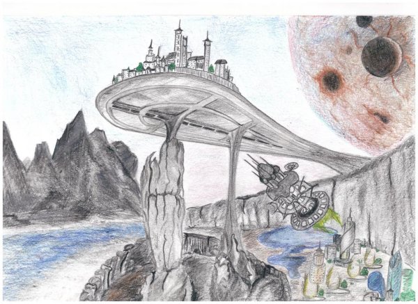 Рисунки карандашом фантастика