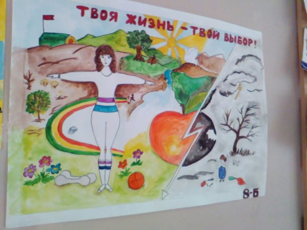 Рисование здоровый образ жизни