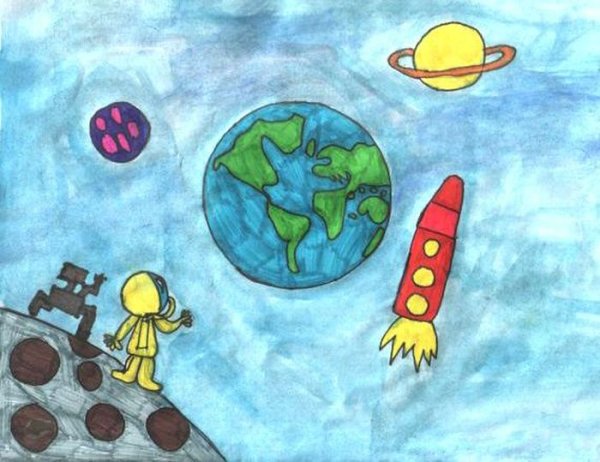 Рисунок на тему планеты