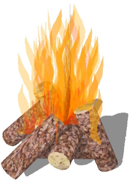 Костер анимация