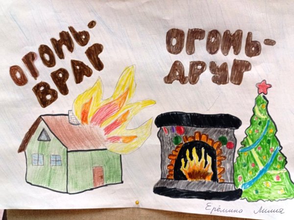 Огонь-друг огонь-враг рисунки