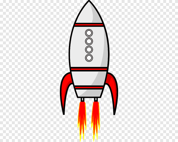 Ракета вектор вид сбоку