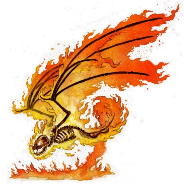 Огненные летучие мыши фэнтези