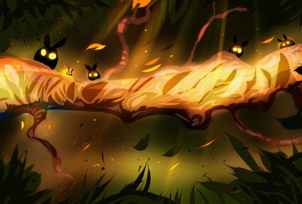 Огненные летучие мыши фэнтези