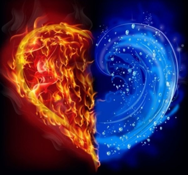 Сердце огонь и вода