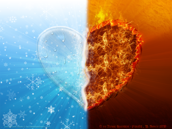 Сердце огонь и вода