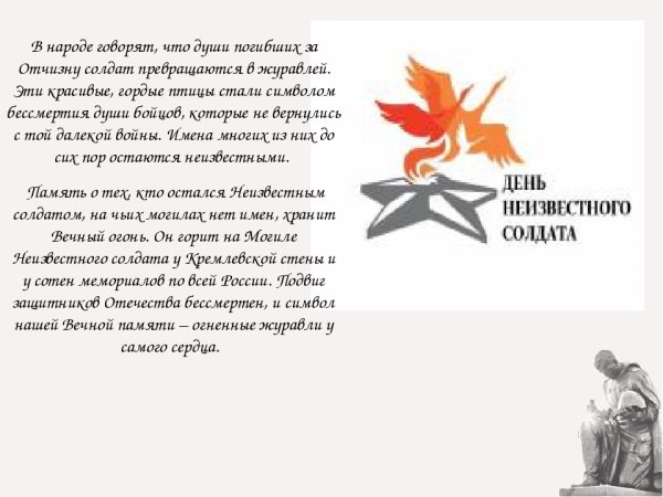 День неизвестного солдата