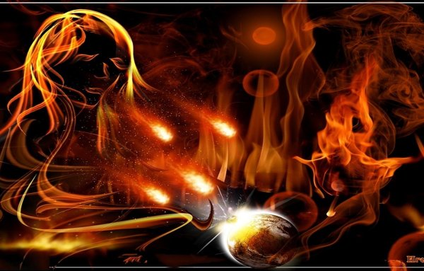Огонь абстракция