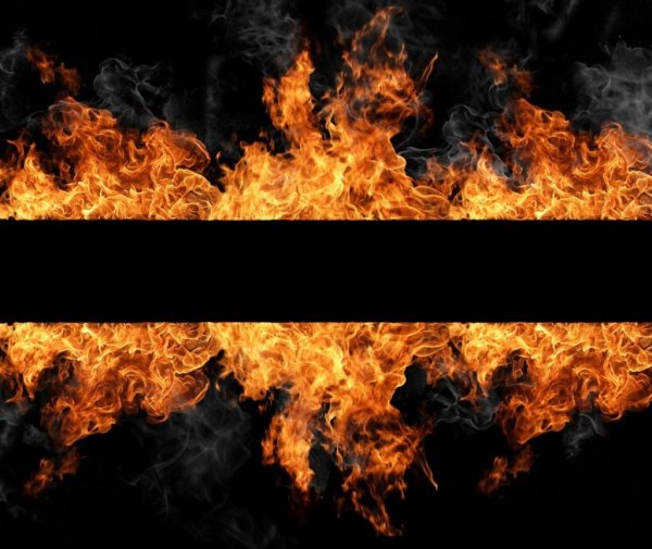 Пламя горизонтальное