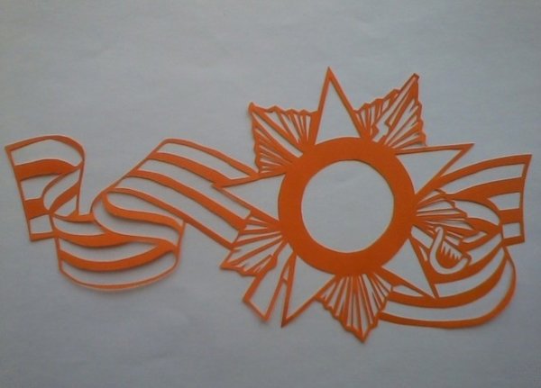 Украшение окон ко Дню Победы