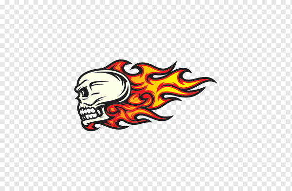 Наклейка огонь