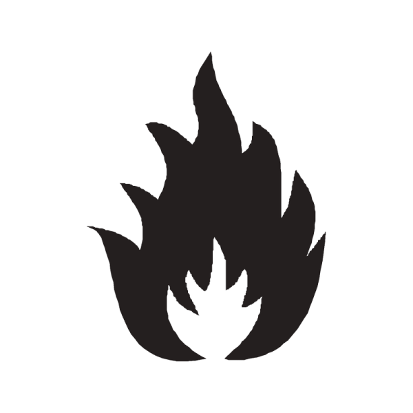 Наклейка огонь