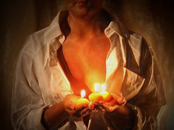 Человек со свечой