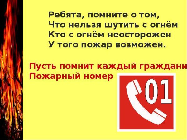 Не шути с огнем