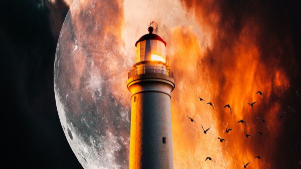 Маяк ночь звезды