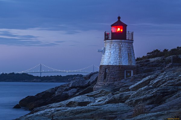 Маяк Касл Хилл в Ньюпорте