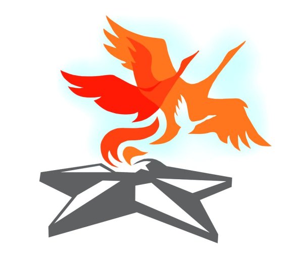 Вечный огонь с журавлями