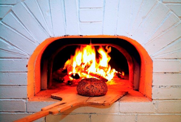 Хлеб в русской печи