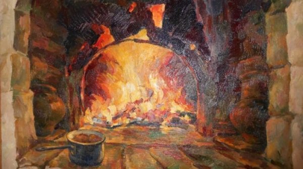 Картина печь