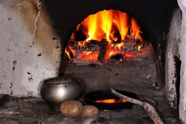 Огонь в печи