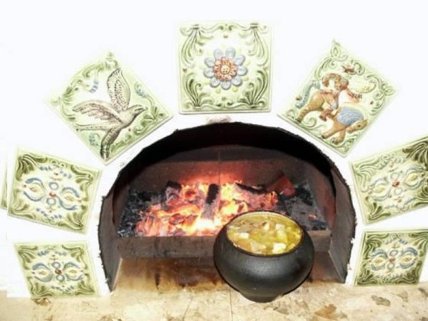 Очаг русской печи