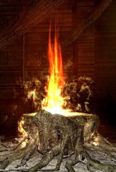 Огонь на жертвеннике