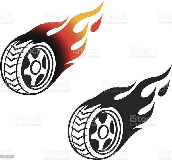 Хот Вилс колесо с огнем