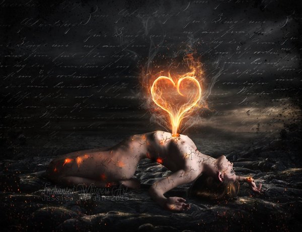 Огненные мужчина и женщина