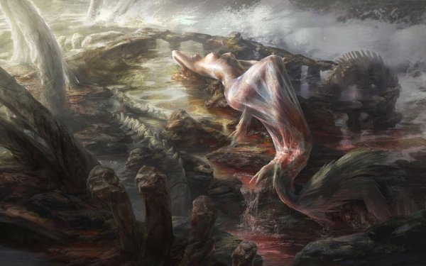 Раненная Русалка