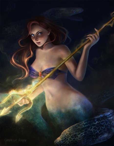 Трезубец Русалочки Ариэль