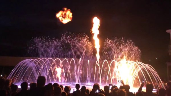 Танцующий фонтан в Кисловодске