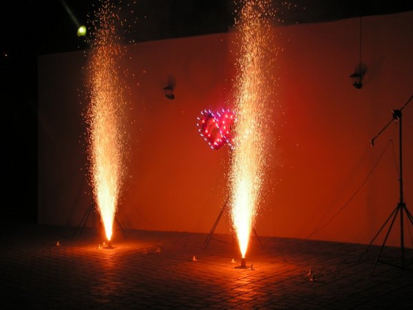 Фейерверк фонтан