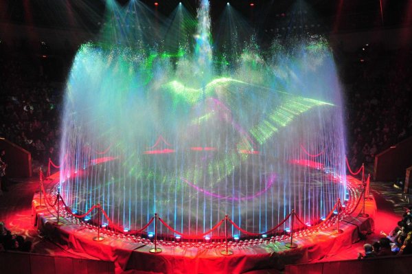 Цирк шоу фонтанов Тула