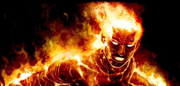 Огненный демон человек