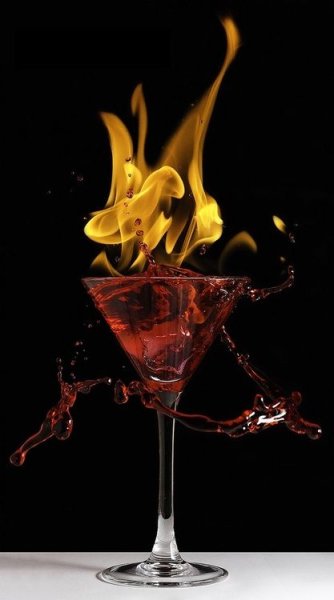 Горящие коктейли