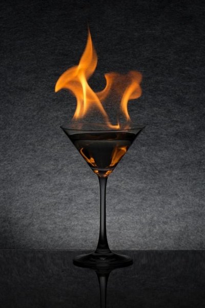 Горящие коктейли