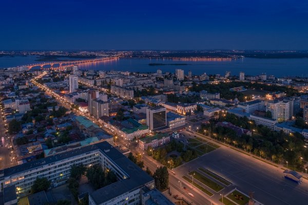 Саратов с птичьего полета