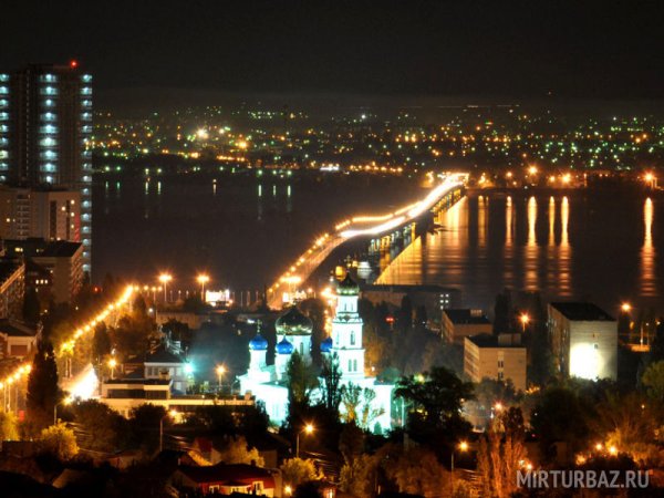 Саратов в Огнях фото