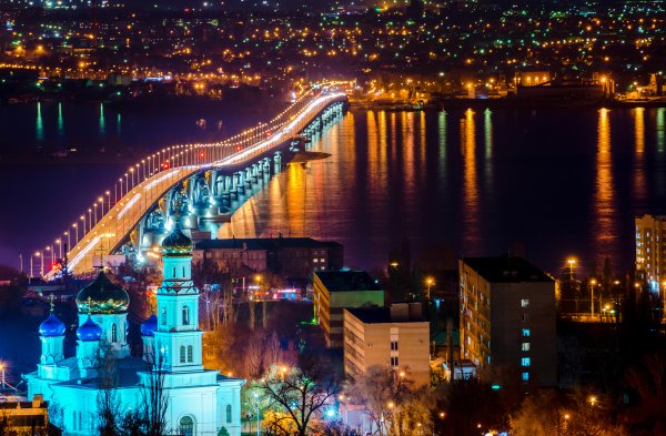 Саратов набережная мост