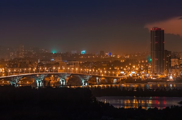 Ночной Саратов Энгельс