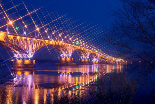 Саратовский мост с Энгельса