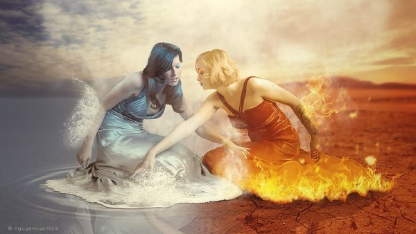 Стихия огня и воды