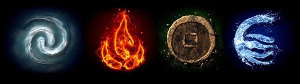 4 Стихии огонь вода воздух земля символы