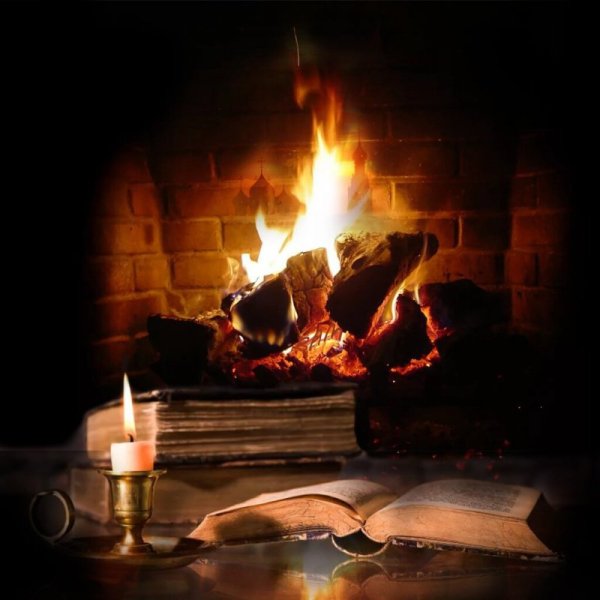 Огонь в камине